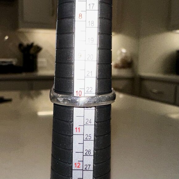 RETIRED Silpada Sweet Embrace Ring-925 Stamped-Faceted Glass & Pearls - Size 10 - Picture 9 of 9